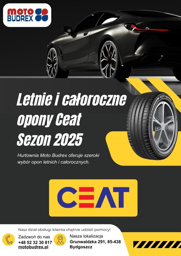 Katalog opon osobowych Ceat (letnie, całoroczne) Sezon 2025 Moto Budrex